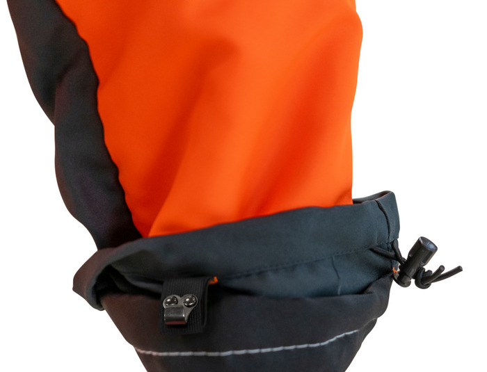 Sikkerhetsbukser med sikkerhetsinnlegg str. M